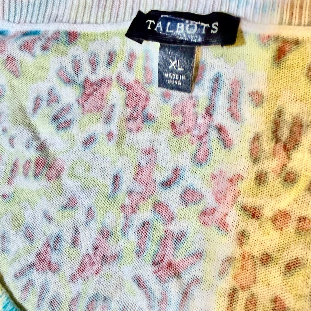 Talbots Multicolor Knit Sweater - Picture 4 of 5